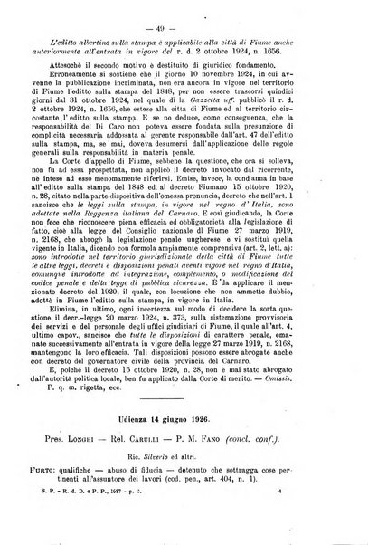 La scuola positiva rivista di diritto e procedura penale