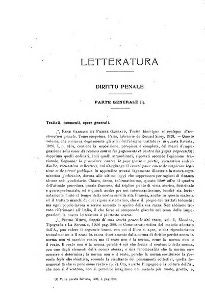 La scuola positiva rivista di diritto e procedura penale