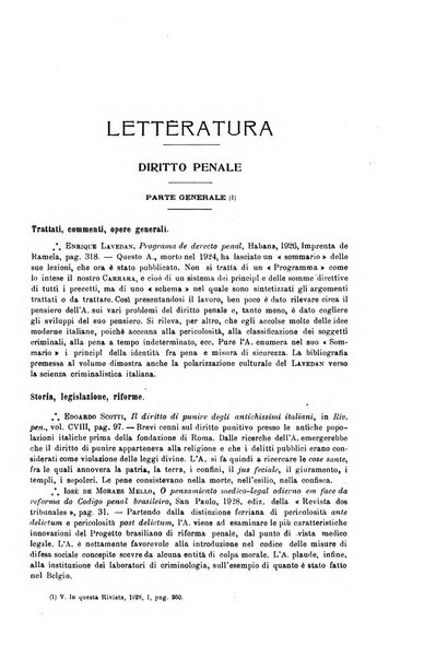 La scuola positiva rivista di diritto e procedura penale