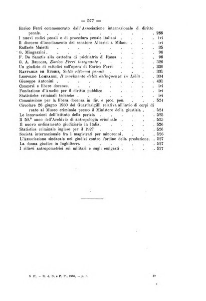 La scuola positiva rivista di diritto e procedura penale