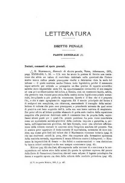 La scuola positiva rivista di diritto e procedura penale