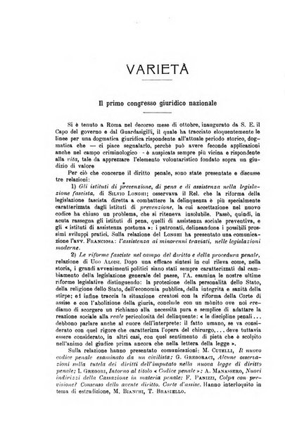 La scuola positiva rivista di diritto e procedura penale