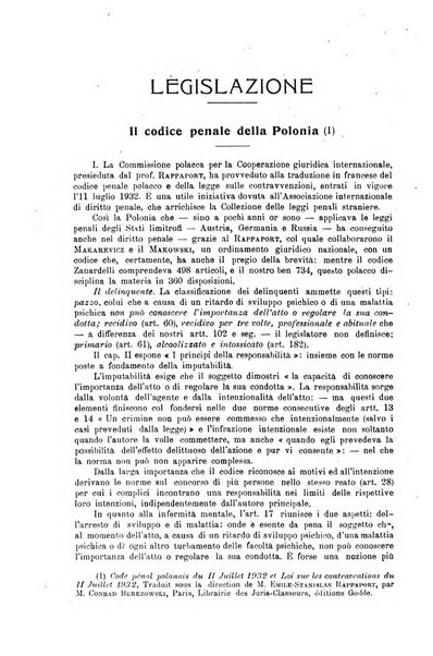 La scuola positiva rivista di diritto e procedura penale