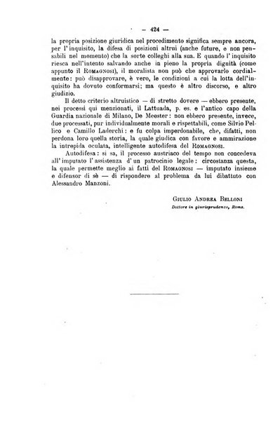 La scuola positiva rivista di diritto e procedura penale