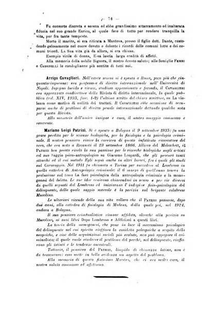 La scuola positiva rivista di diritto e procedura penale