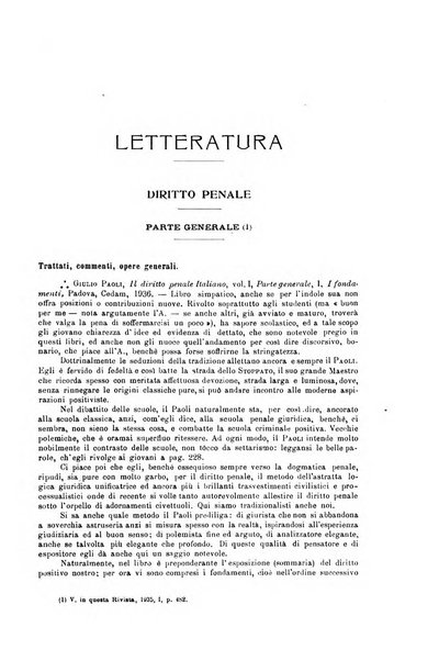 La scuola positiva rivista di diritto e procedura penale