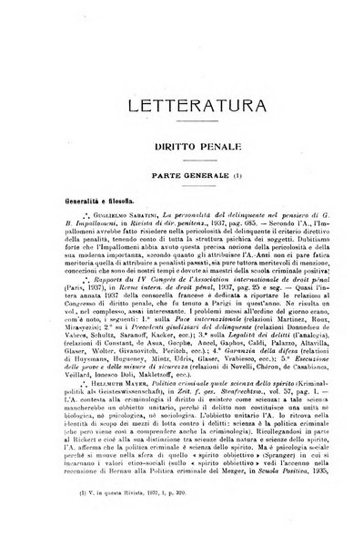 La scuola positiva rivista di diritto e procedura penale