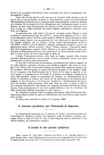 La scuola positiva rivista di diritto e procedura penale