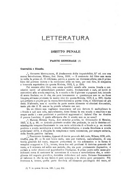 La scuola positiva rivista di diritto e procedura penale