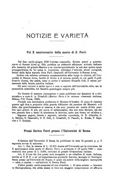 La scuola positiva rivista di diritto e procedura penale