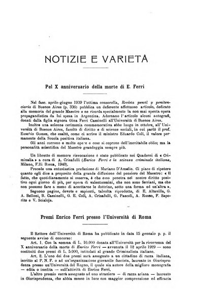 La scuola positiva rivista di diritto e procedura penale