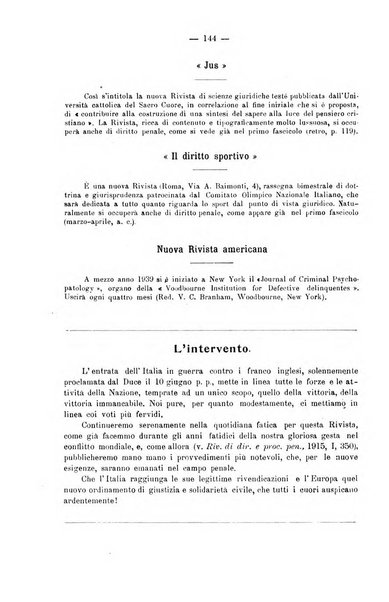 La scuola positiva rivista di diritto e procedura penale