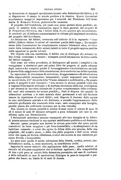 La scuola positiva nella giurisprudenza civile e penale e nella vita sociale