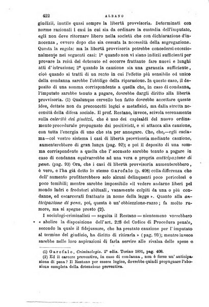 La scuola positiva nella giurisprudenza civile e penale e nella vita sociale