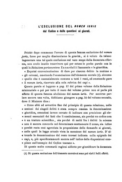 La scuola positiva nella giurisprudenza civile e penale e nella vita sociale