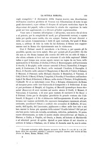 La scuola romana foglio periodico di letteratura e di arte