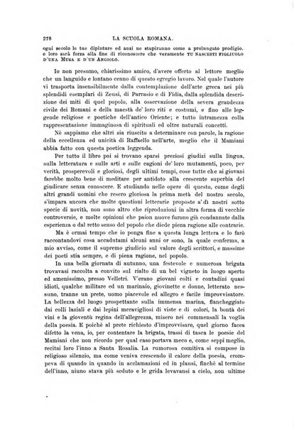 La scuola romana foglio periodico di letteratura e di arte