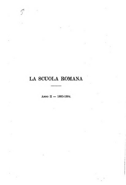 La scuola romana foglio periodico di letteratura e di arte