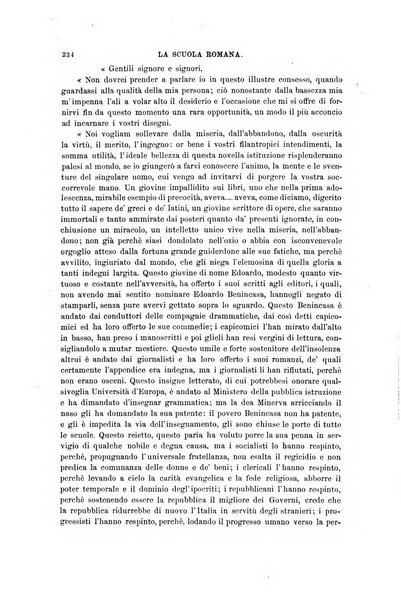 La scuola romana foglio periodico di letteratura e di arte