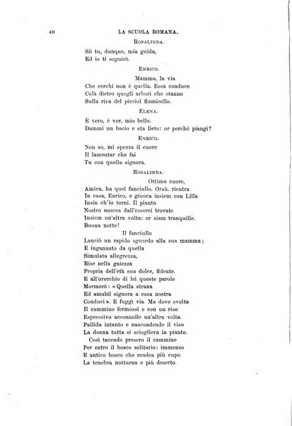 La scuola romana foglio periodico di letteratura e di arte