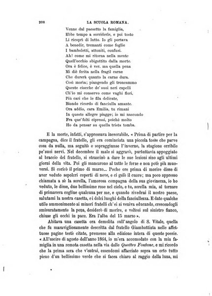 La scuola romana foglio periodico di letteratura e di arte