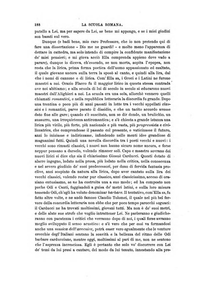 La scuola romana foglio periodico di letteratura e di arte