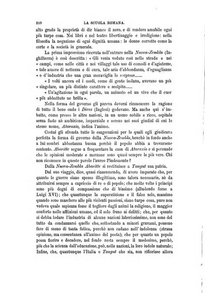 La scuola romana foglio periodico di letteratura e di arte