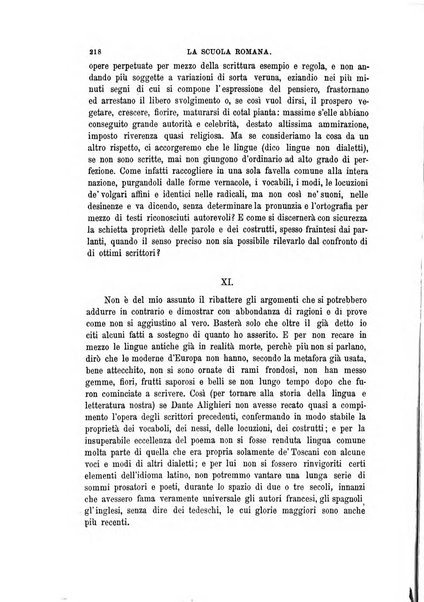 La scuola romana foglio periodico di letteratura e di arte