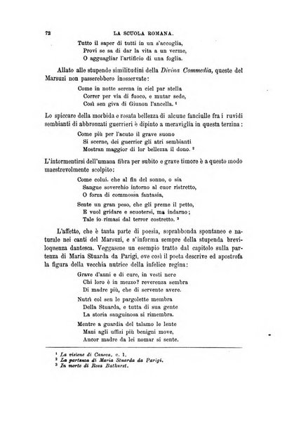 La scuola romana foglio periodico di letteratura e di arte