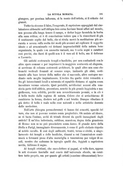 La scuola romana foglio periodico di letteratura e di arte