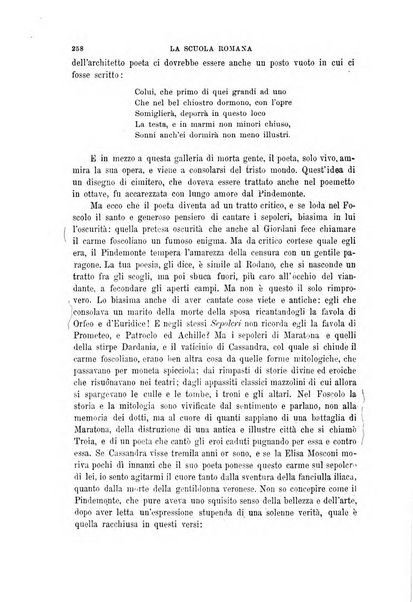 La scuola romana foglio periodico di letteratura e di arte