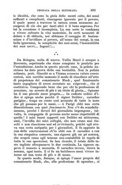 La settimana rassegna di lettere, arti e scienze