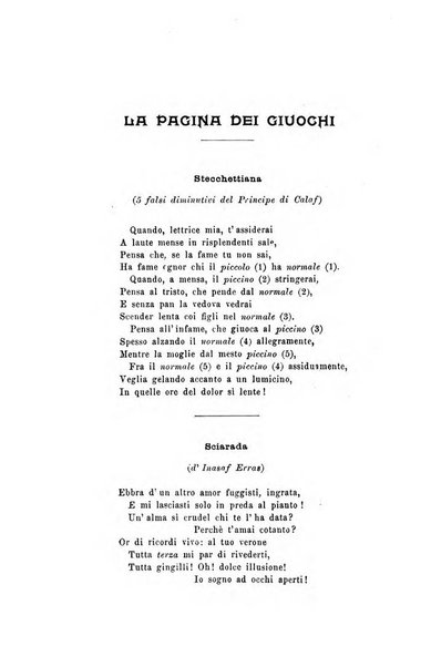 La settimana rassegna di lettere, arti e scienze