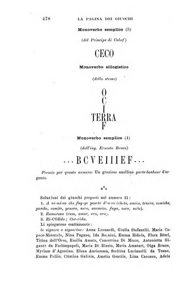 La settimana rassegna di lettere, arti e scienze