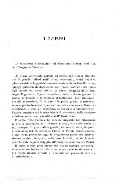 La settimana rassegna di lettere, arti e scienze