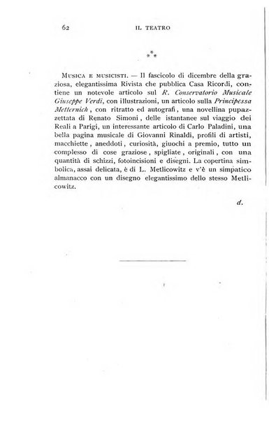 La settimana rassegna di lettere, arti e scienze