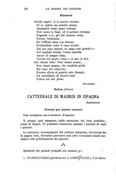 La settimana rassegna di lettere, arti e scienze