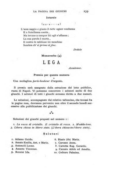 La settimana rassegna di lettere, arti e scienze