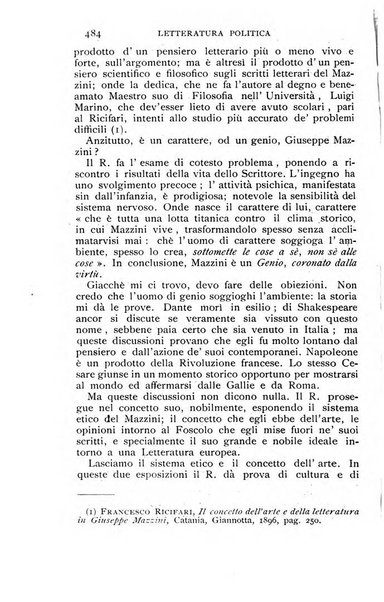 La settimana rassegna di lettere, arti e scienze