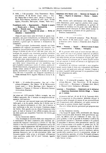 La settimana della Cassazione settimanale di giurisprudenza, legislazione, vita forense