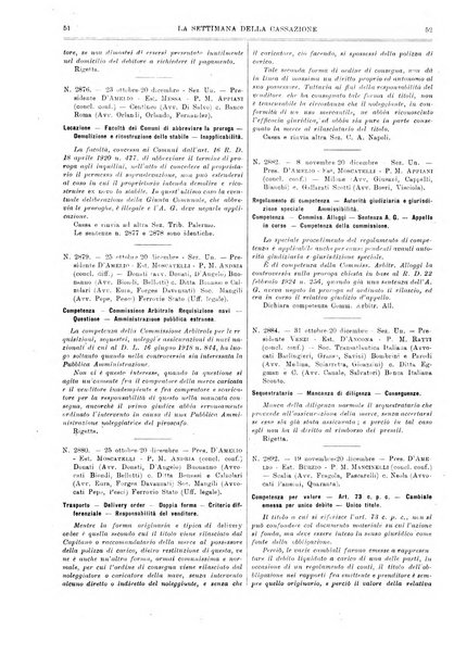 La settimana della Cassazione settimanale di giurisprudenza, legislazione, vita forense