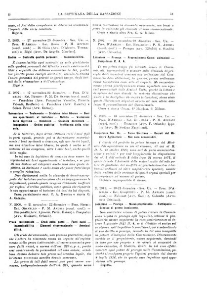 La settimana della Cassazione settimanale di giurisprudenza, legislazione, vita forense