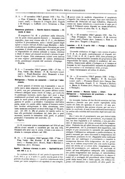 La settimana della Cassazione settimanale di giurisprudenza, legislazione, vita forense