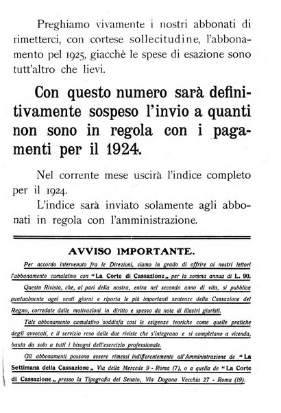 La settimana della Cassazione settimanale di giurisprudenza, legislazione, vita forense