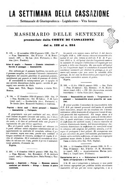 La settimana della Cassazione settimanale di giurisprudenza, legislazione, vita forense