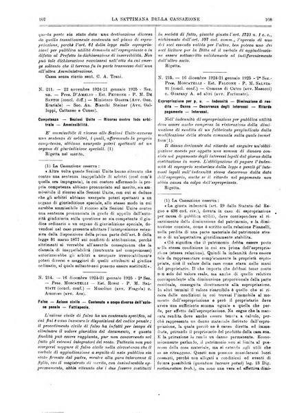 La settimana della Cassazione settimanale di giurisprudenza, legislazione, vita forense