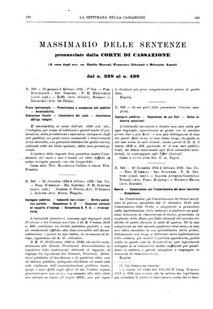 La settimana della Cassazione settimanale di giurisprudenza, legislazione, vita forense