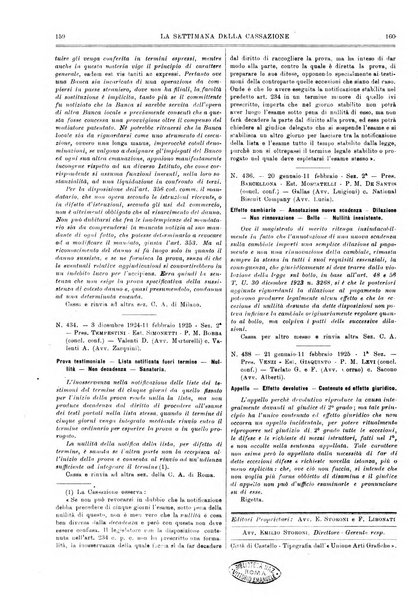 La settimana della Cassazione settimanale di giurisprudenza, legislazione, vita forense