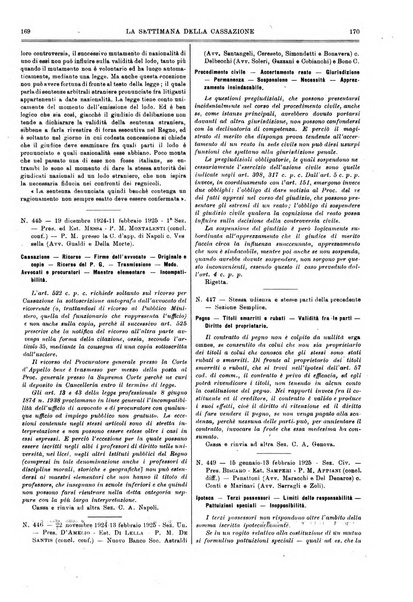 La settimana della Cassazione settimanale di giurisprudenza, legislazione, vita forense