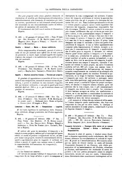 La settimana della Cassazione settimanale di giurisprudenza, legislazione, vita forense